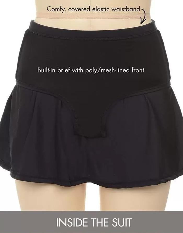 Chlorine Resistant A-Line Swim Skirt