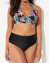 Summervivi Halter Bikini with Foldover Brief