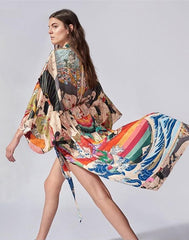 Summervivi - Long Printed Beach Cover Up