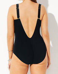 Belize Tie Front Underwire One Piece Swimsuit