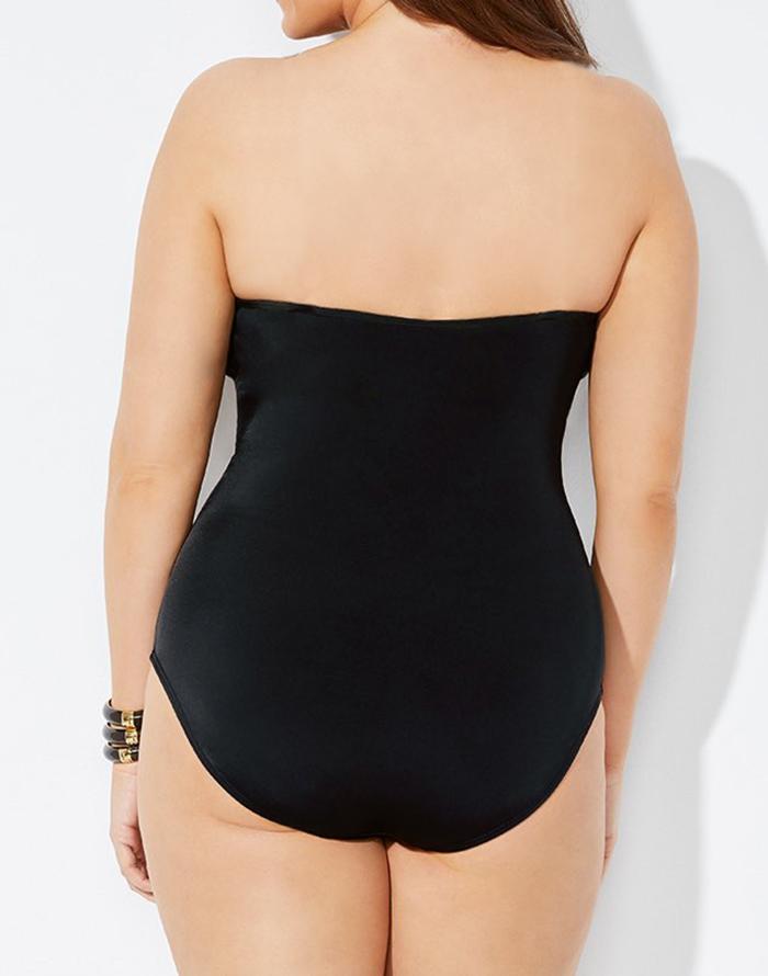 Summervivi - Bandeau One Piece Swimsuit