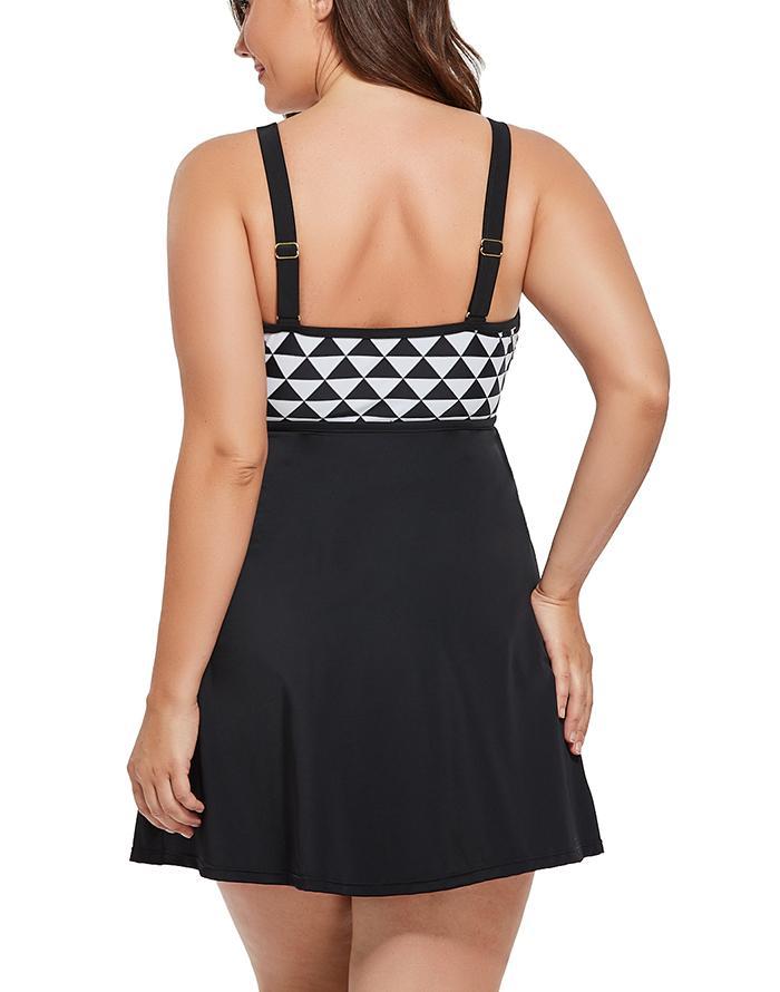 Summervivi Macrame High Neck Swimdress