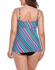 Tempera Smocked Bandeau Tankini Set