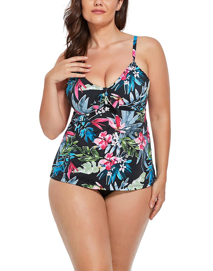 Summervivi - Belize Tie Front Underwire Tankini Set