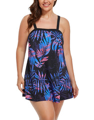 Summervivi Banded One Piece Swim Dress