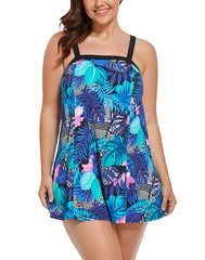 Summervivi Banded One Piece Swim Dress