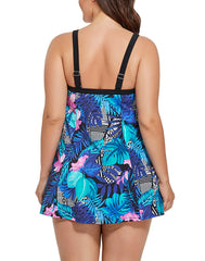 Summervivi Banded One Piece Swim Dress