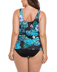 Summervivi Green Tropical Classic Tankini Set