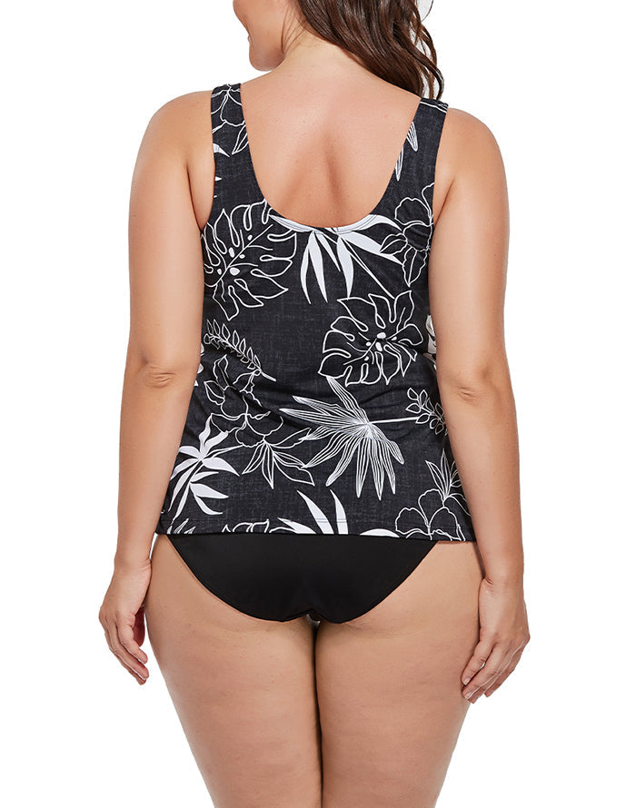 Caribbean Classic Black Tankini Set